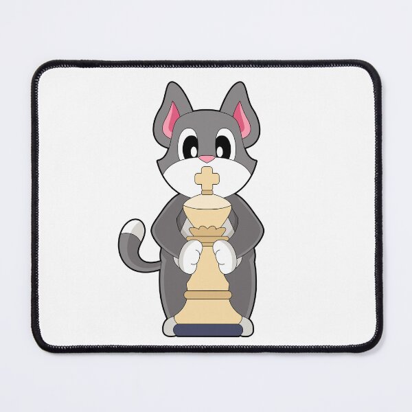 Item preview, Cat Chess piece King Chess designed and sold by Snabdesign84.