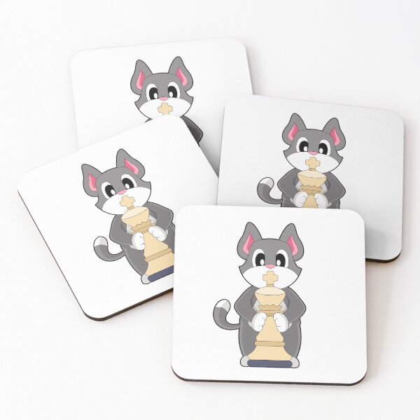 Artikelvorschau, Katze Schachfigur König Schach entworfen und verkauft von Snabdesign84.