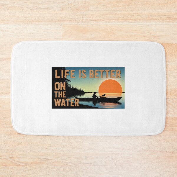 Item preview, Life is better on the water – Sunset kayaking in adventurous style designed and sold by StormArte.