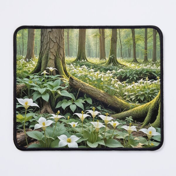 Item preview, White Trilliums In Springtime designed and sold by Maria Dryfhout.