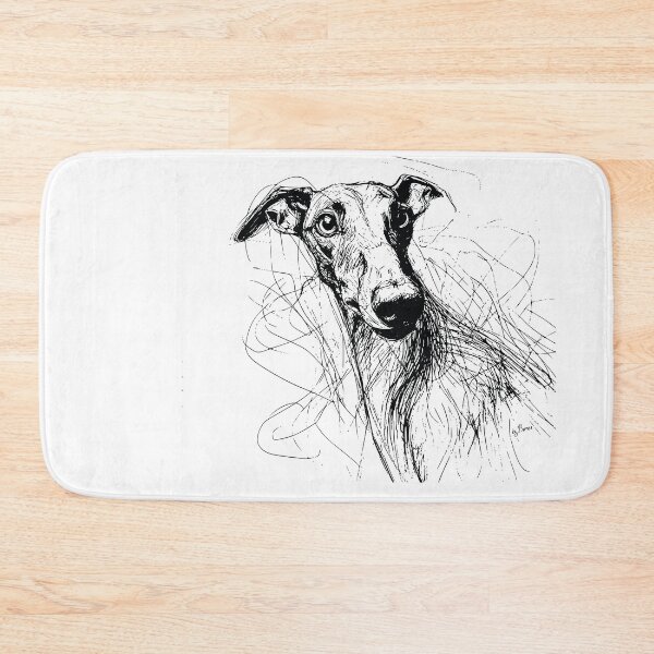 Item preview, Greyhound ballpoint pen drawing designed and sold by byBenci.