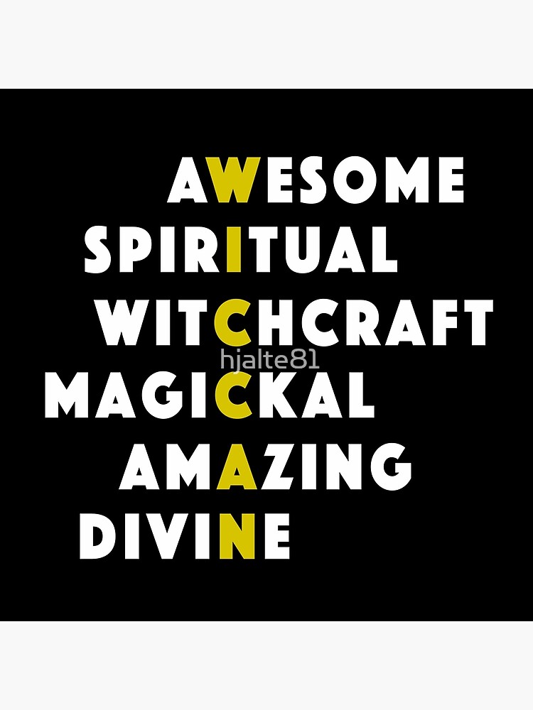Thumbnail 3 of 3, Poster, I Am WICCAN designed and sold by hjalte81.