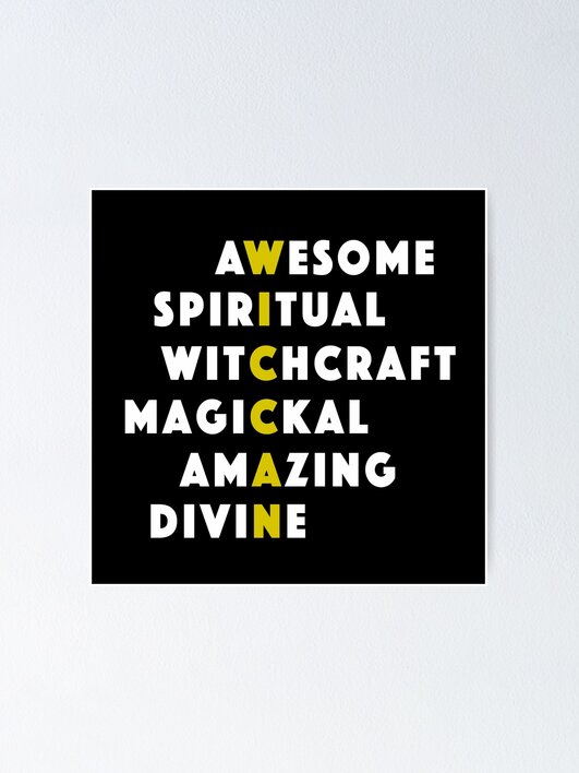 Thumbnail 1 of 3, Poster, I Am WICCAN designed and sold by hjalte81.