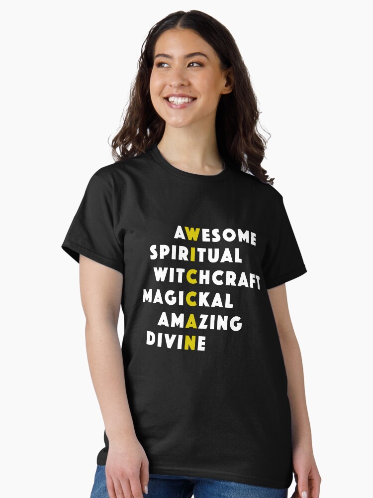 Thumbnail 2 of 7, Classic T-Shirt, I Am WICCAN designed and sold by hjalte81.