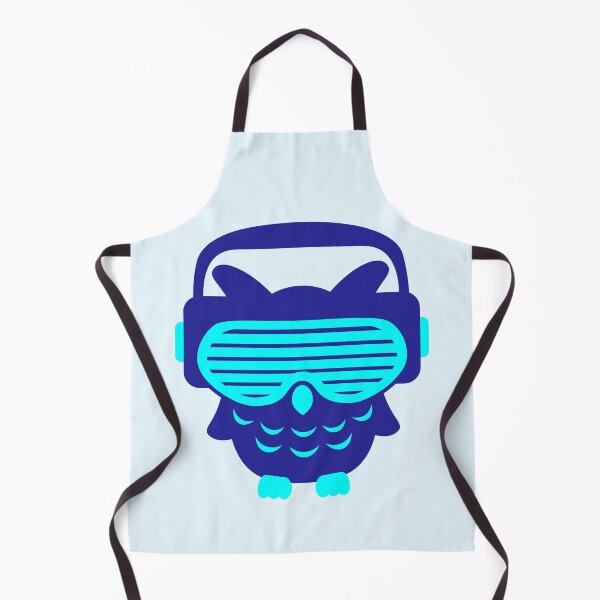 Item preview, DJ Owl Headphones Listen to music Club Disco Party designed and sold by shirt-o-mat.