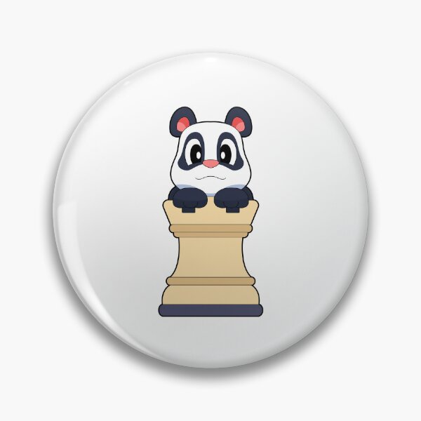 Artikelvorschau, Panda Schachfigur Turm Schach entworfen und verkauft von Snabdesign84.