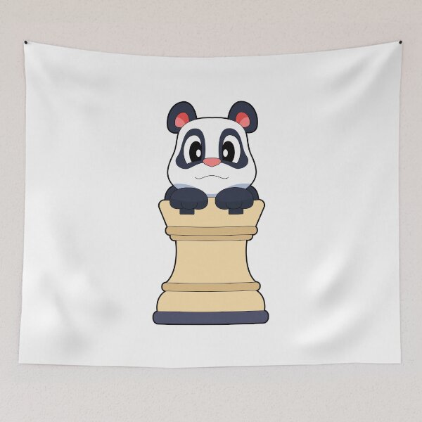 Artikelvorschau, Panda Schachfigur Turm Schach entworfen und verkauft von Snabdesign84.