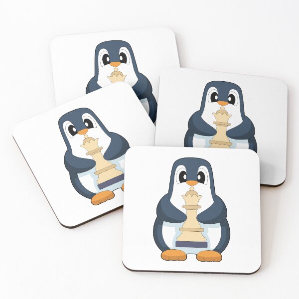 Artikelvorschau, Pinguin Schachfigur Dame Schach entworfen und verkauft von Snabdesign84.