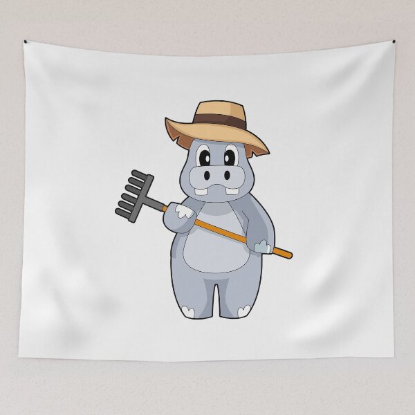 Item preview, Hippo Farmer Rake designed and sold by Snabdesign84.