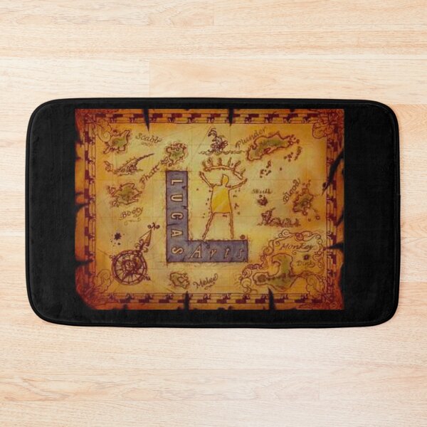 Item preview, Monkey Island Map designed and sold by SketchQuest.