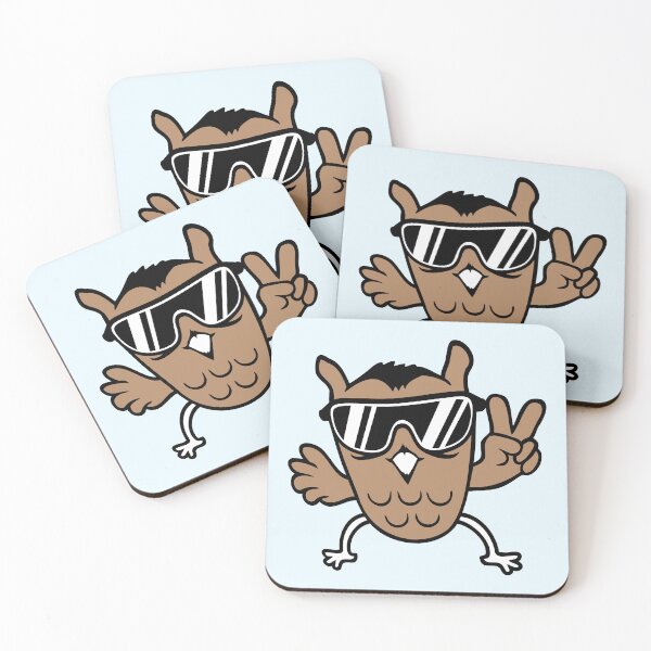 Item preview, Cool Owl Bird Peace Hand Sign Victory Sunglasses designed and sold by shirt-o-mat.