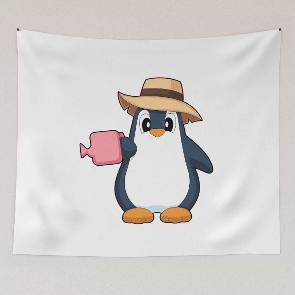 Item preview, Penguin Farmer Watering can designed and sold by Snabdesign84.