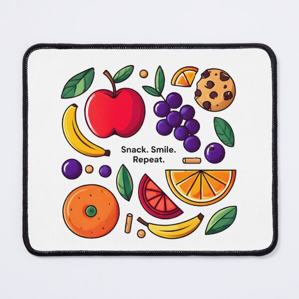 Item preview, Snack. Smile. Repeat - Fun Food Pattern Design designed and sold by AnnDesignStudio.