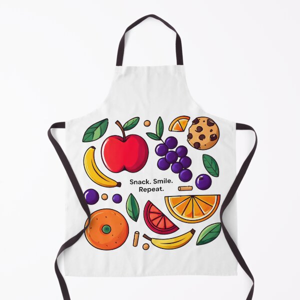 Item preview, Snack. Smile. Repeat - Fun Food Pattern Design designed and sold by AnnDesignStudio.