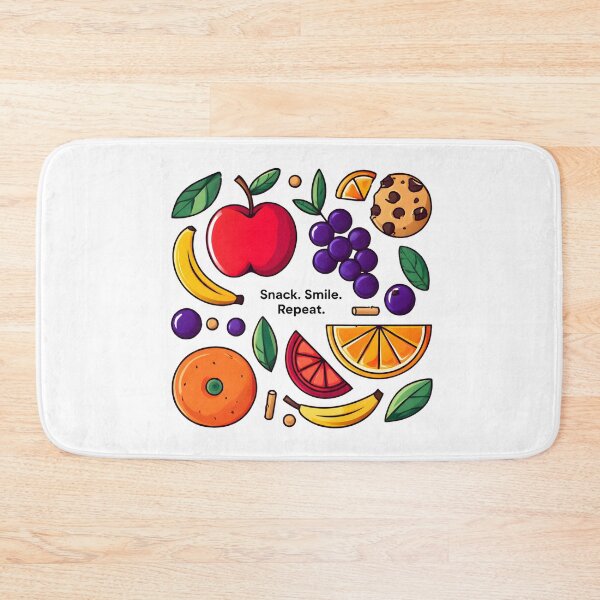 Item preview, Snack. Smile. Repeat - Fun Food Pattern Design designed and sold by AnnDesignStudio.