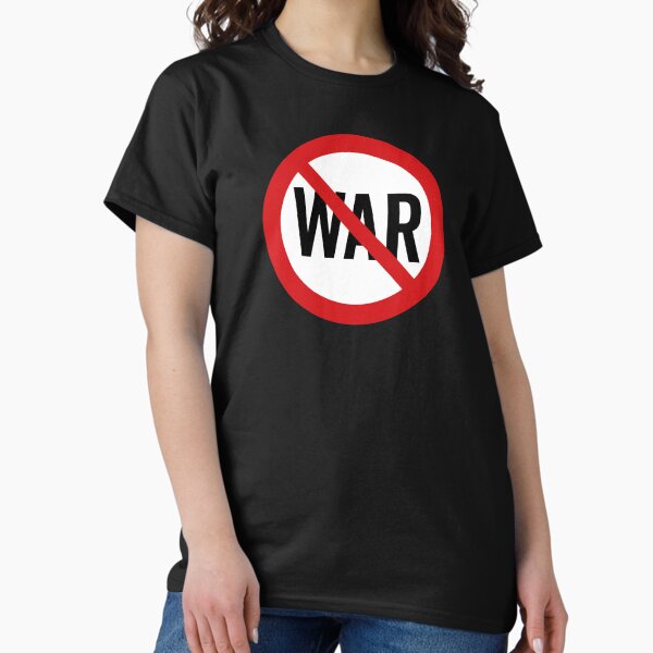 Item preview, NO War / Anti War Symbol / Against War (On Black) designed and sold by STUDIO-72.