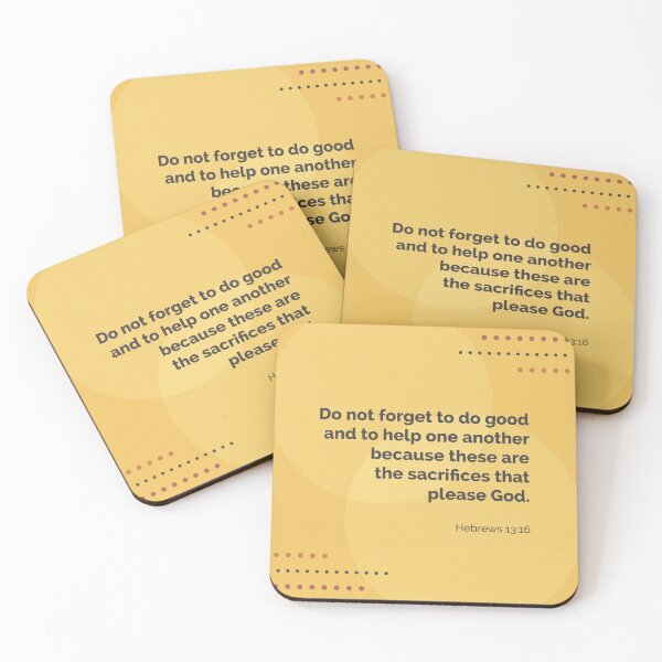 Item preview, Hebrews 13:16 – Do Good and Share Scripture Art designed and sold by Katherine Ann.