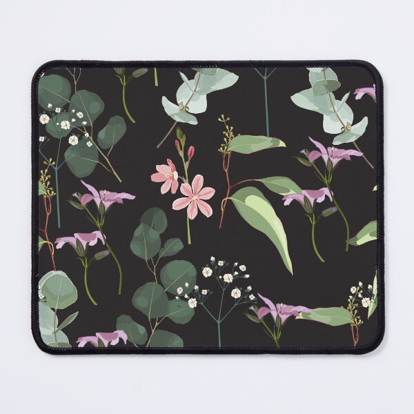 Item preview, Greenery seamless pattern with eucalyptus branch and wild flowers. designed and sold by MatyKotiv.