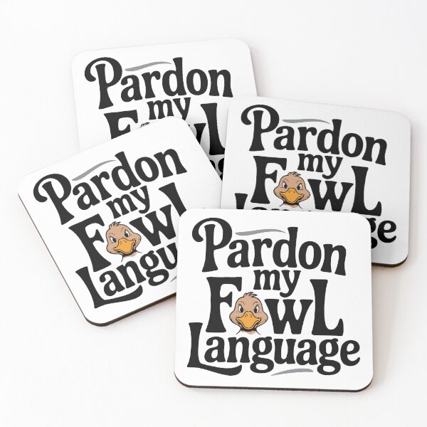 Item preview, Pardon my Fowl Language designed and sold by ArthousePromos.