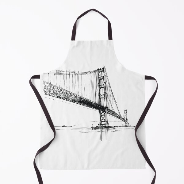 Item preview, Golden Gate Bridge ballpoint pen drawing designed and sold by byBenci.