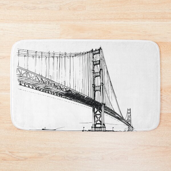 Item preview, Golden Gate Bridge ballpoint pen drawing designed and sold by byBenci.