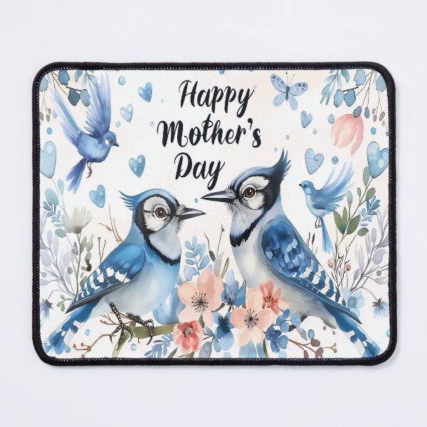 Item preview, Happy Mother's Day Blue Jay - Mothers Day Art designed and sold by PawPrintStyles.