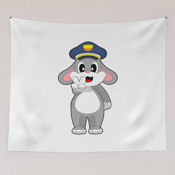 Item preview, Rabbit Cop Police hat Police designed and sold by Snabdesign84.