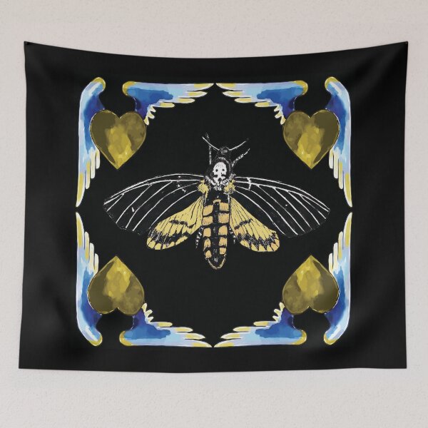 Item preview, Death's-head hawkmoth&heart-pattern designed and sold by StudioViArt.