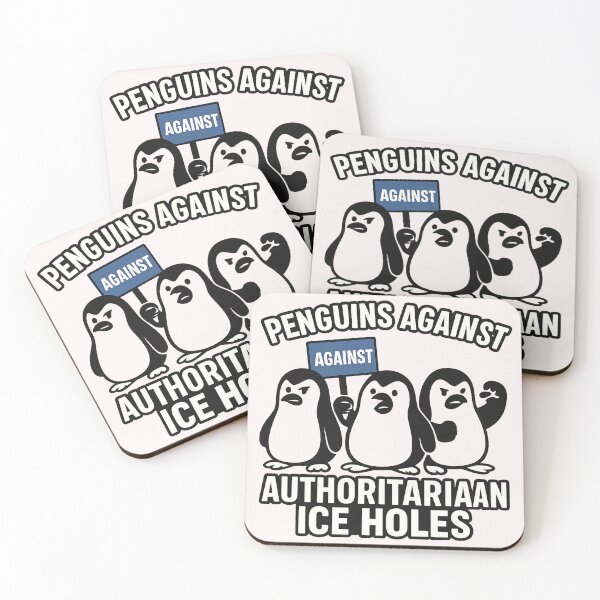 Item preview, Penguins to 'Stage Protest' Against Trump Tariffs designed and sold by WAISLYV.