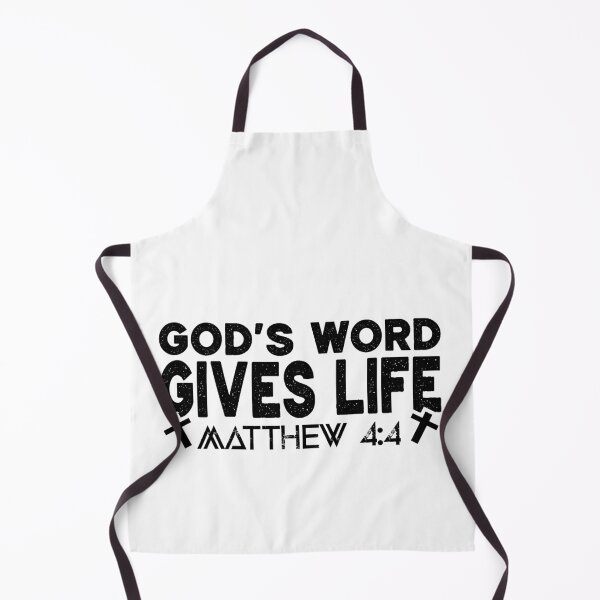 Item preview, God's Word Gives Life Matthew 4:4 designed and sold by DarylWelsh2024.