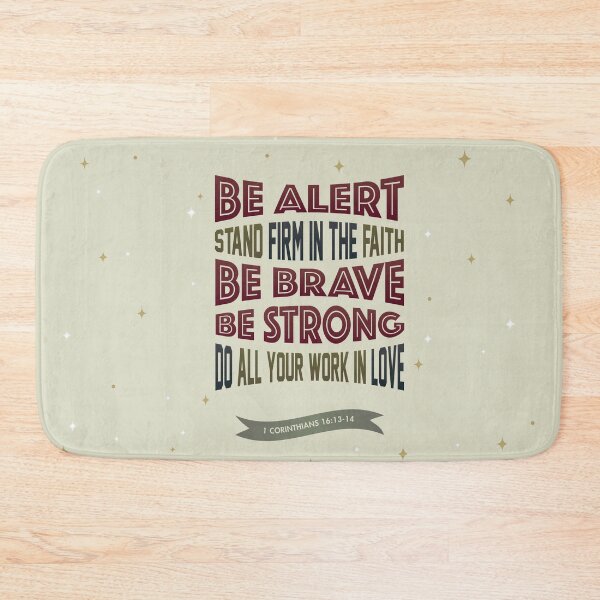 Item preview, Stand Firm in the Faith – 1 Corinthians 16:13–14 designed and sold by Katherine Ann.