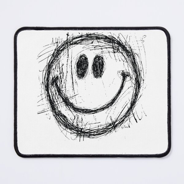 Item preview, Smiley face ballpoint pen drawing designed and sold by byBenci.