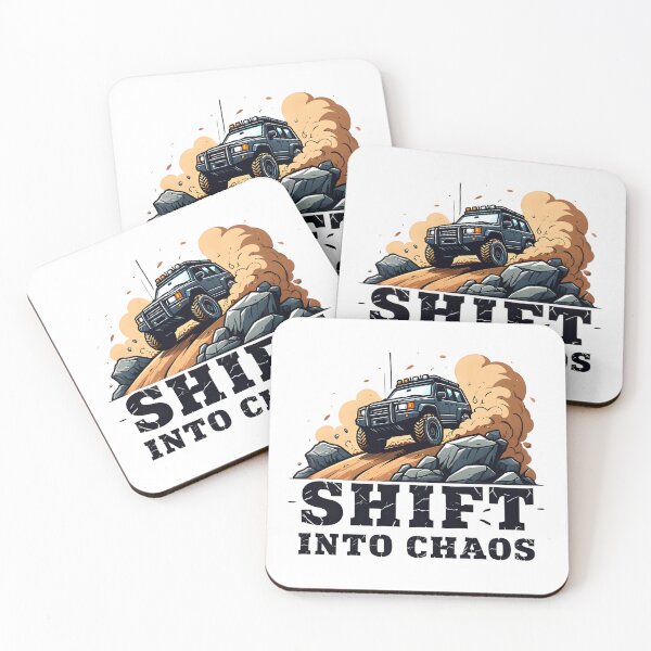 Item preview, Shift Into Chaos - Off-Road 4x4 Adventure Design designed and sold by AnnDesignStudio.