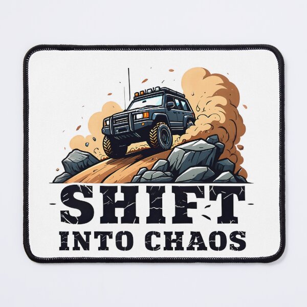 Item preview, Shift Into Chaos - Off-Road 4x4 Adventure Design designed and sold by AnnDesignStudio.