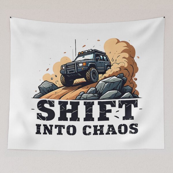 Item preview, Shift Into Chaos - Off-Road 4x4 Adventure Design designed and sold by AnnDesignStudio.
