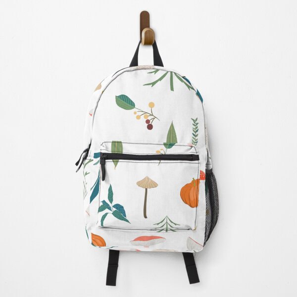 Item preview, Seamless childish pattern with cute mushrooms and birds in the wood. Creative autumn forest. designed and sold by MatyKotiv.