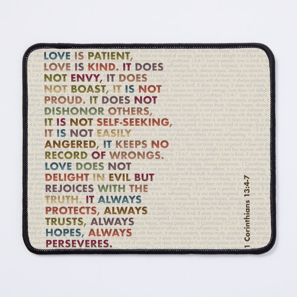 Item preview, Love Always Protects – 1 Corinthians 13:4–7 Scripture Art designed and sold by Katherine Ann.