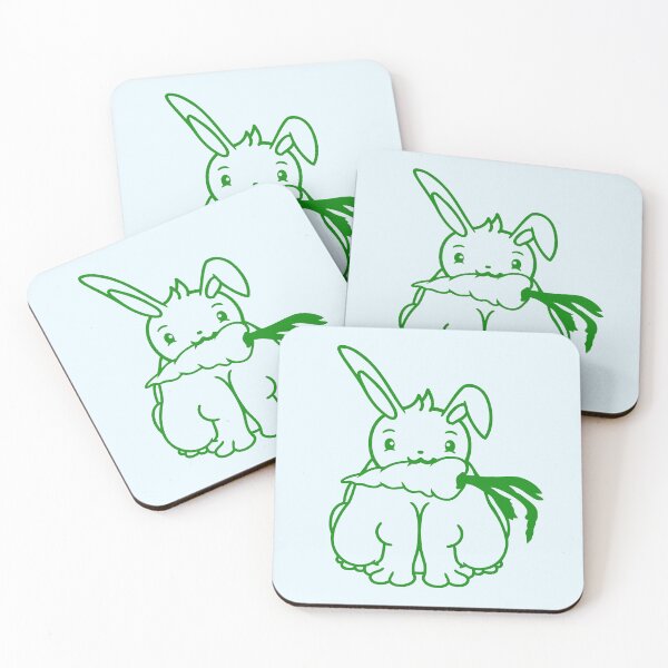 Item preview, Rabbit Carrot Mouth Eat Hunger Overweight Vegan designed and sold by shirt-o-mat.