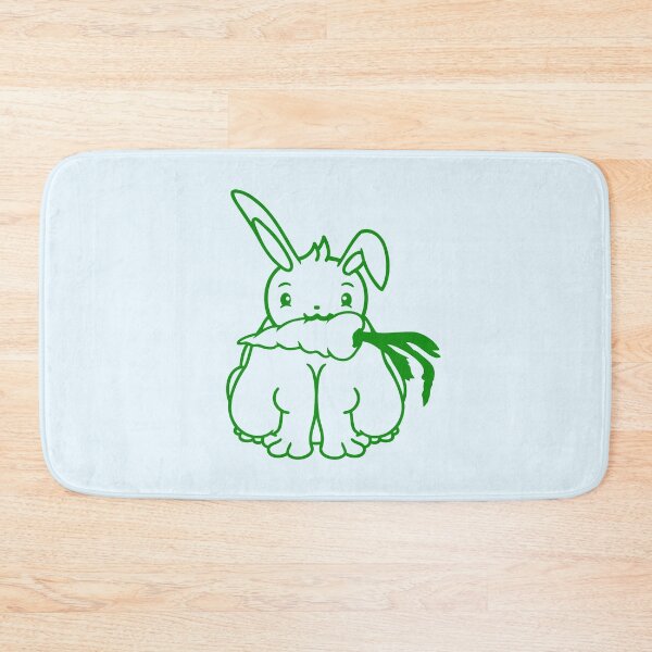 Item preview, Rabbit Carrot Mouth Eat Hunger Overweight Vegan designed and sold by shirt-o-mat.