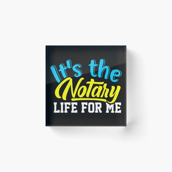 Item preview, It's the Notary Life for Me - Colorful Notary Pride Quote Design designed and sold by NotaryLife.