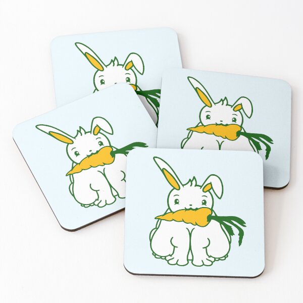 Item preview, Rabbit Carrot Mouth Eat Hunger Overweight Vegan designed and sold by shirt-o-mat.