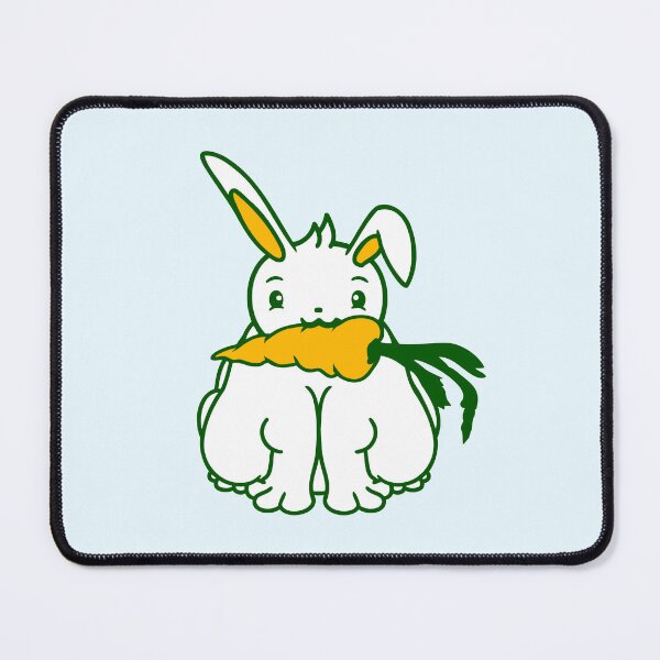 Item preview, Rabbit Carrot Mouth Eat Hunger Overweight Vegan designed and sold by shirt-o-mat.