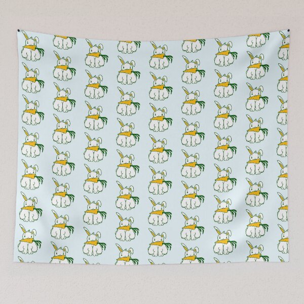 Item preview, Rabbit Carrot Mouth Eat Hunger Overweight Vegan designed and sold by shirt-o-mat.