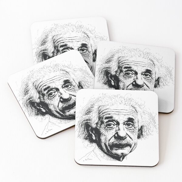 Item preview, Einstein ballpoint pen drawing designed and sold by byBenci.