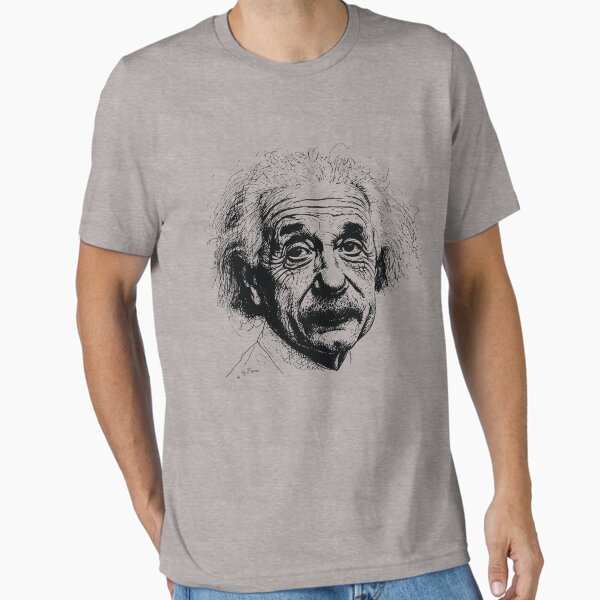 Item preview, Einstein ballpoint pen drawing designed and sold by byBenci.