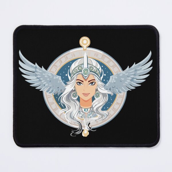Item preview, Valkyrie, mythical figure - goddess - carrying the souls of dead warriors to the god Odin's hall Valhalla designed and sold by Danler.