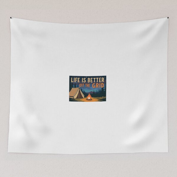 Item preview, Life is better off – Overnight camping under the stars designed and sold by StormArte.