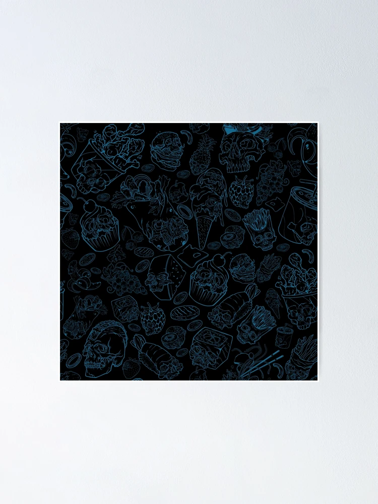 Thumbnail 1 of 3, Poster, Food for Thought Pattern designed and sold by Richardson Designs YYC.