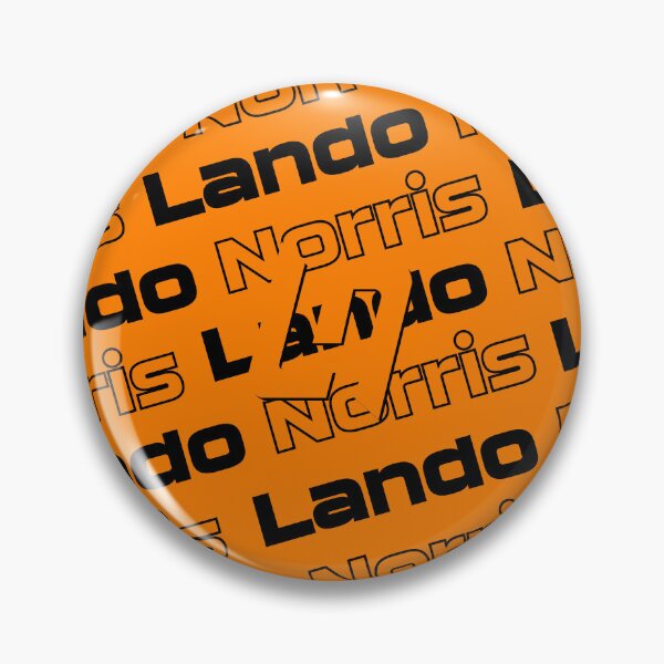 Item preview, Lando Norris LN orange black inspired pattern  designed and sold by Pink Polar F1.