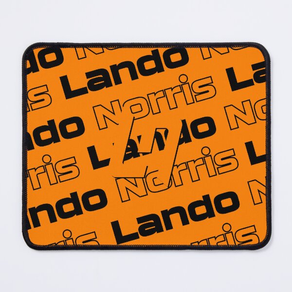 Item preview, Lando Norris LN orange black inspired pattern designed and sold by Pink Polar F1.